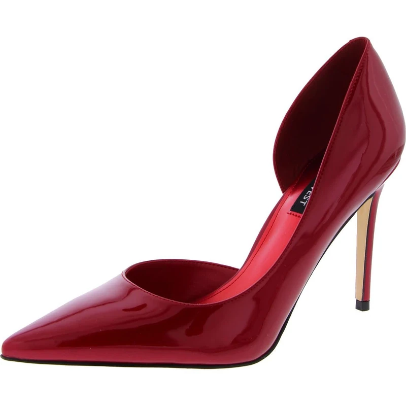 Nine West Women's Folowe Pump, Dark Red Patent 600, 5.5 UK