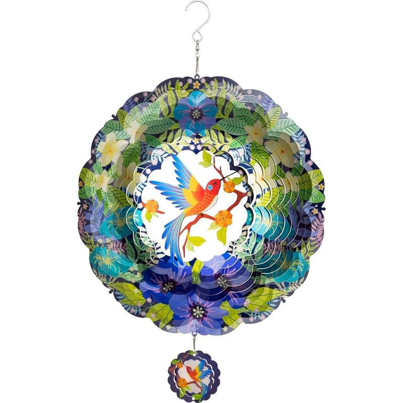 3D Hanging Metal Mobile Tropical Bird
