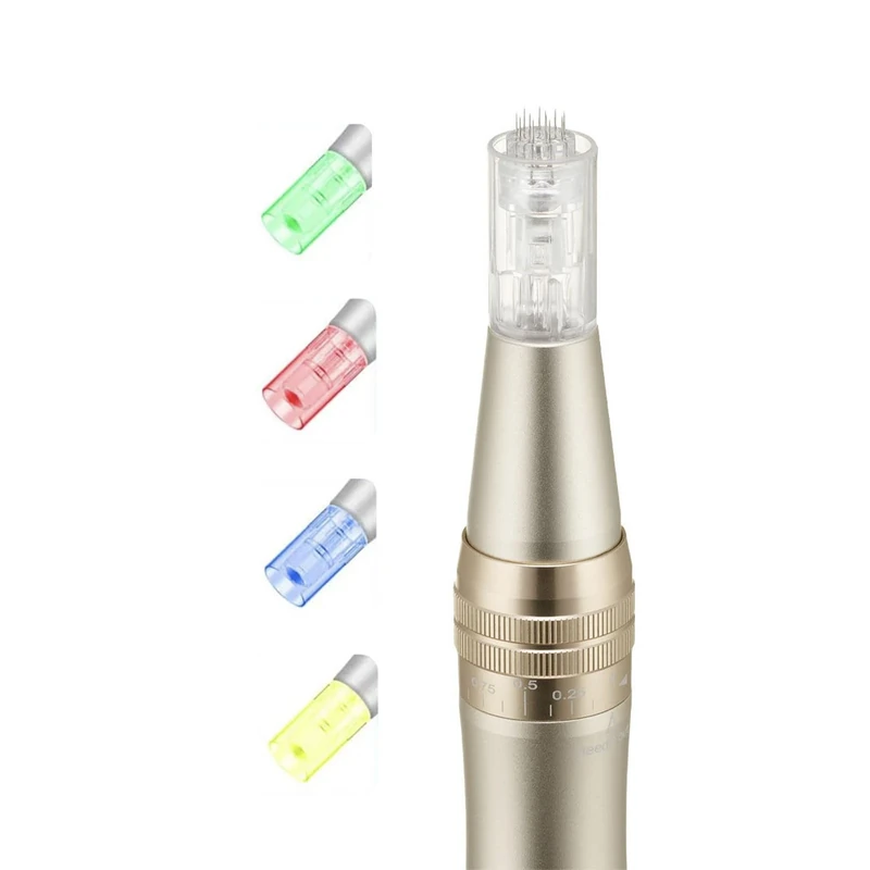 Beautifly Meso Intense Golden Microneedling Pen, Mesotherapy, Face Massager, Anti Wrinkles, Dermapen, Derma Roller, Massager, Anti-Ageing, Massage, Face Massage