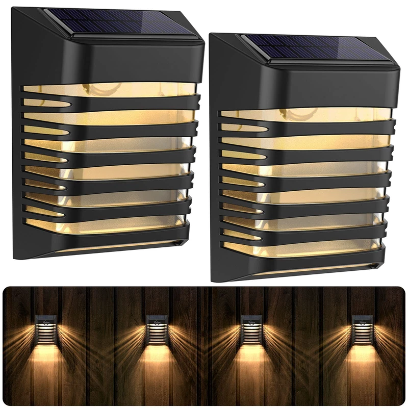 AYCLIF Solar Garden Lights - 2 Modes Waterproof Outdoor LED (6 Pack)