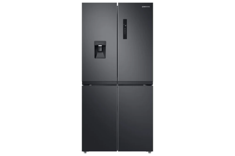 Samsung Series 8 SpaceMax, 488L, Multi Door Fridge Freezer, With Twin Cooling Plus System & Total No Frost Feature, Colour: Gentle Black Matt, Model: RF48A401EB4/EU
