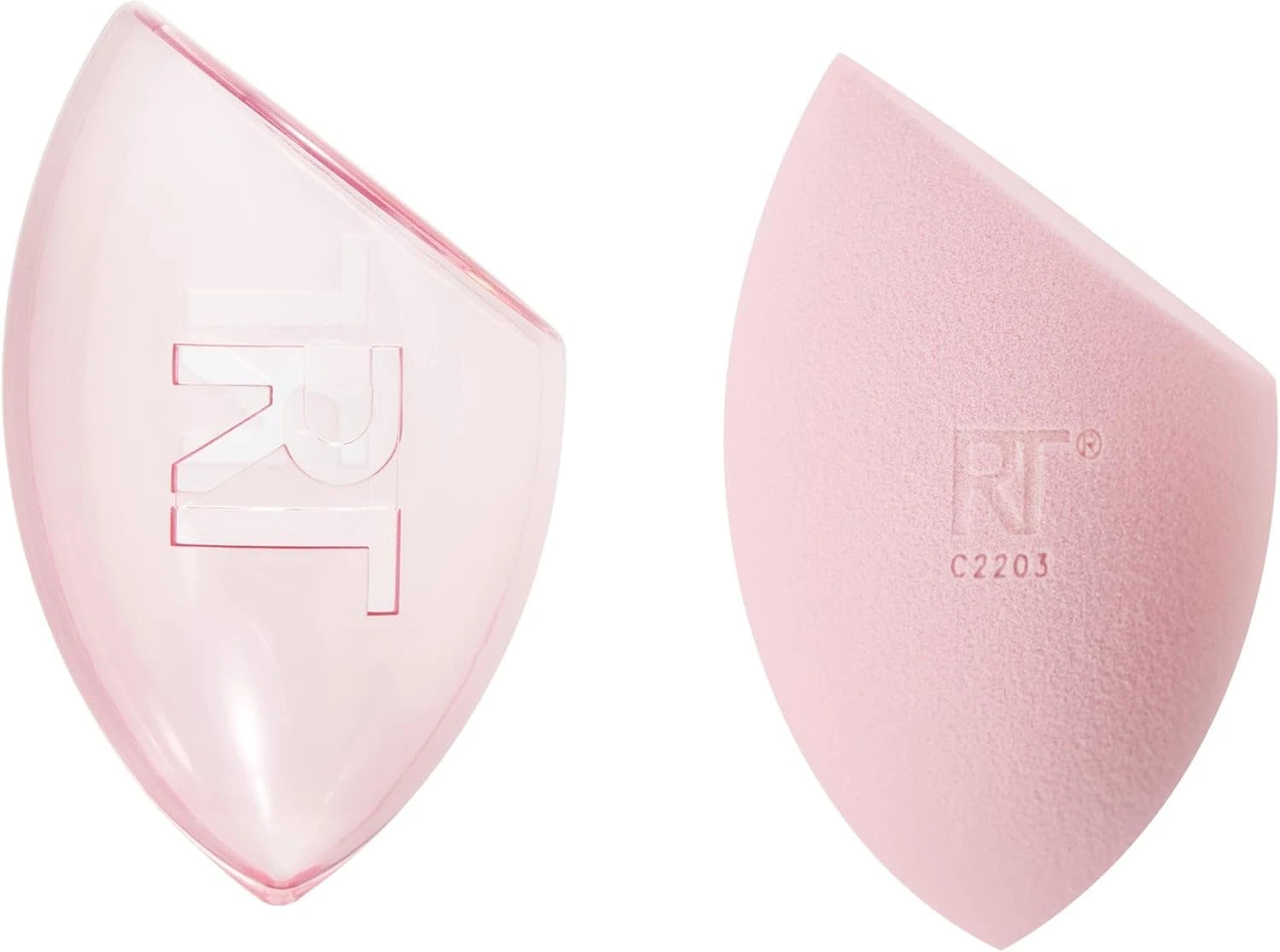 Real Techniques Sunrise To Sunset Miracle Complexion Sponge + Travel Case, 2 Count