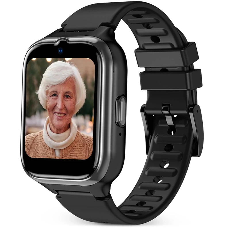 SPC Smartee 4G Senior – Smartwatch for the elderly with large letters, SOS button, GPS, and safety perimeter, voice calls/video calls, heart rate and smartwatch management via the SPC Smart Clan app