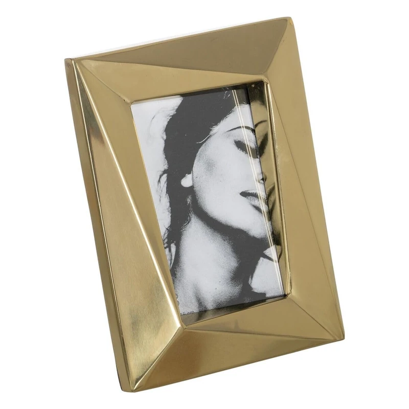 BigBuy Home Picture Frame Gold Stainless Steel Glass 17.5 x 22.5 cm