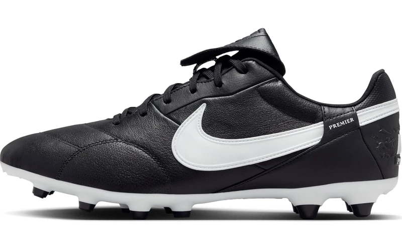 Nike Mens Premier III Fg Football Shoe, Black White, 8.5 UK