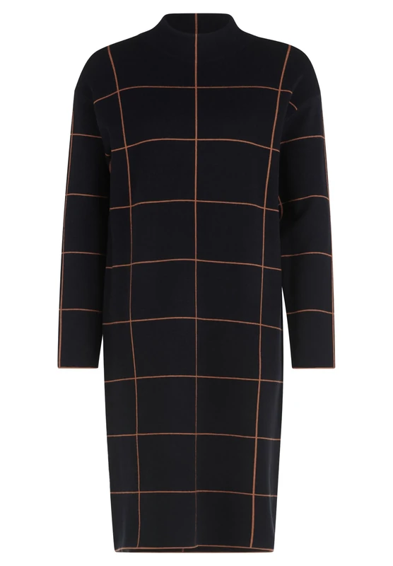 Betty Barclay Women's Dress, Patch Black/Brown, 16