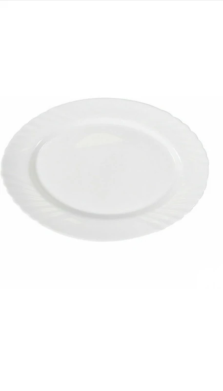 La Mediterránea Everett Oval Kitchen Dish 36 x 25 x 2 cm (12 Units)