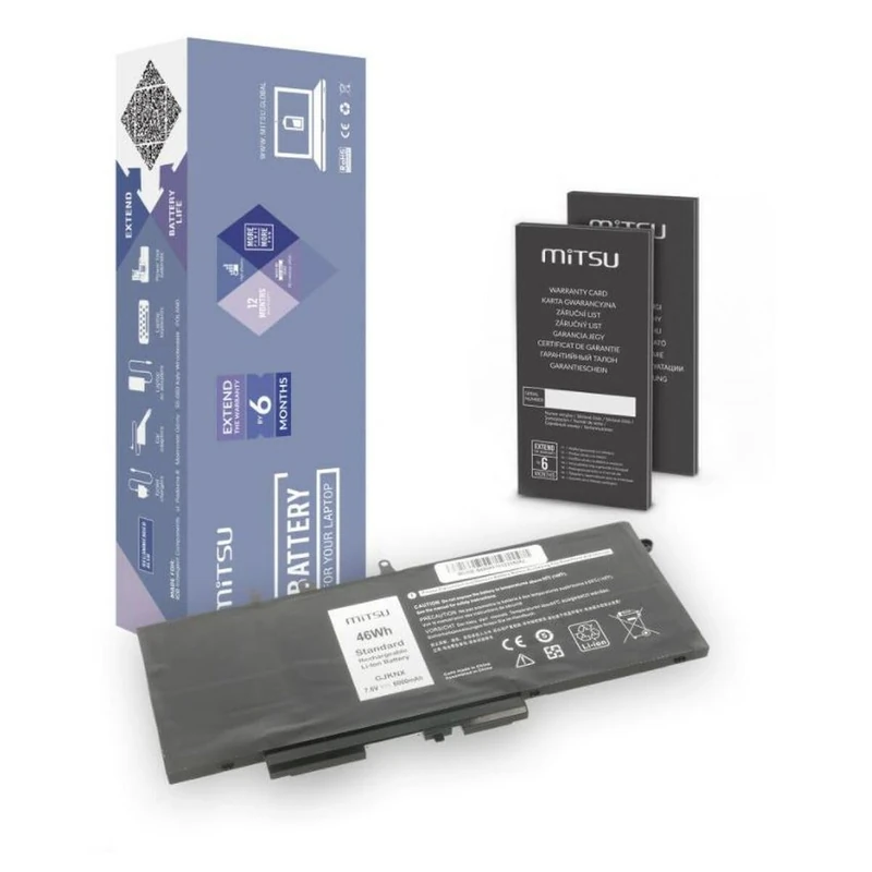 Mitsu Laptop Battery 5BM335 Black 6000 mAh