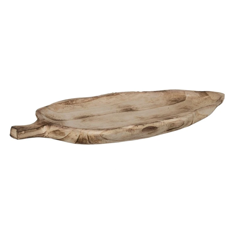 BigBuy Home Natural Wood Tray 53 x 24 x 5 cm - Image 1