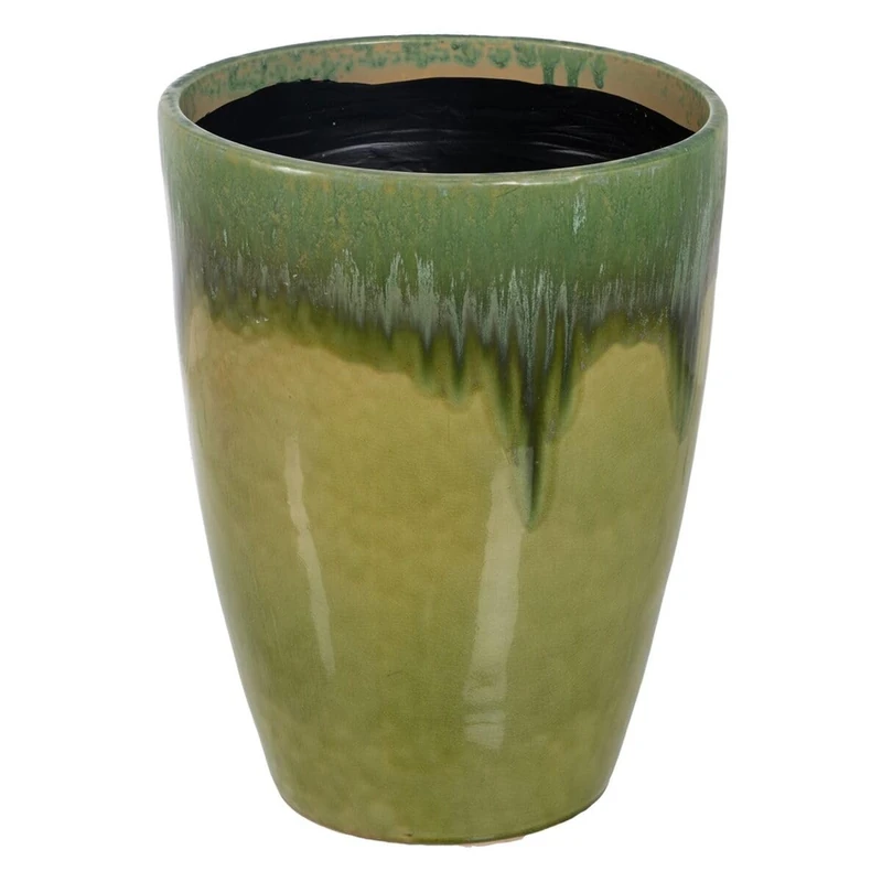 BigBuy Home Vase Green Ceramic 41.5 x 41.5 x 53.5 cm