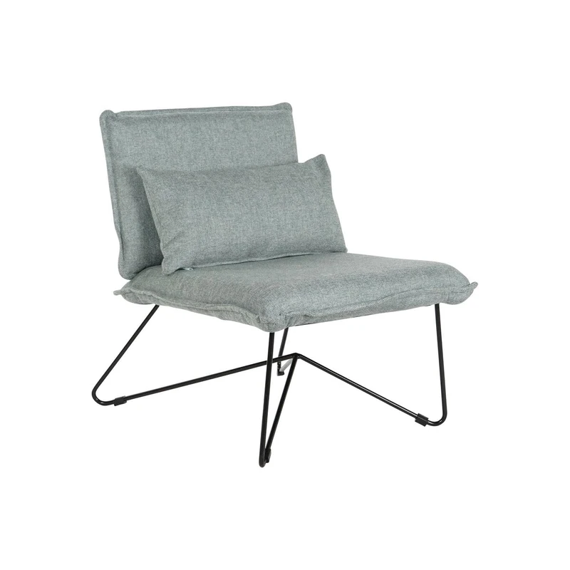 Home ESPRIT Armchair Black Green Metal 66 x 78 x 75 cm - Image 1