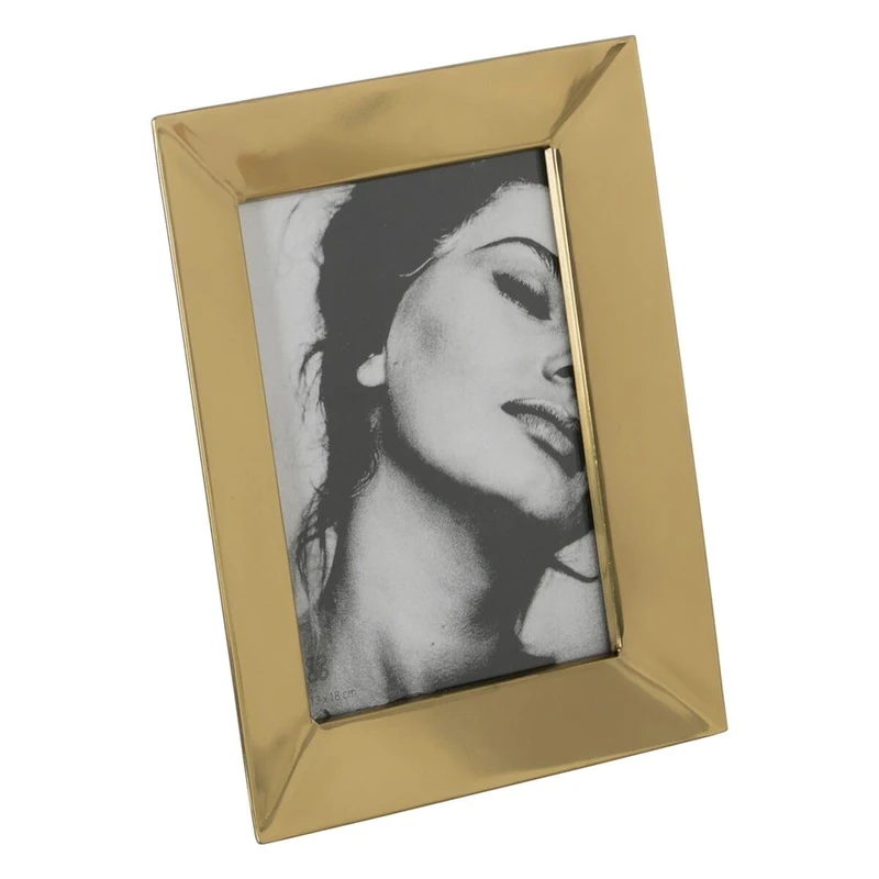 BigBuy Home Picture Frame Gold Stainless Steel Glass 19 x 24 cm