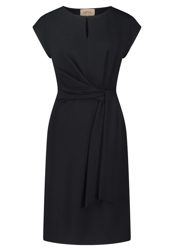 Cartoon Women's Dress, Black, 18