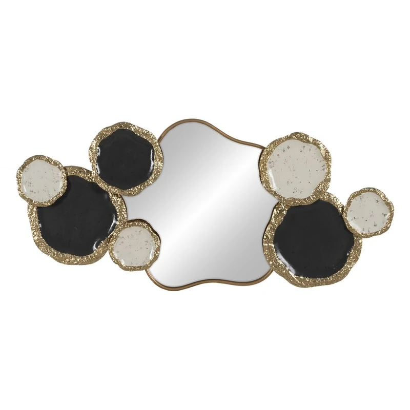 BigBuy Home Wall Decoration White Black Iron 125 x 5.5 x 52.5 cm - Image 1