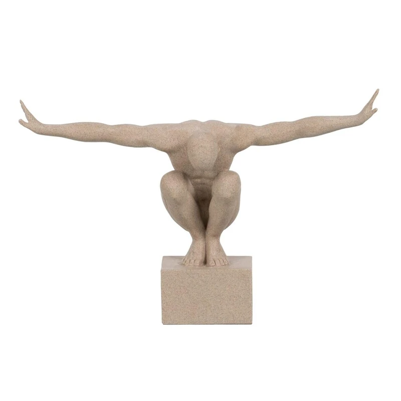 BigBuy Home Decorative Figure Cream 50 x 16 x 34 cm
