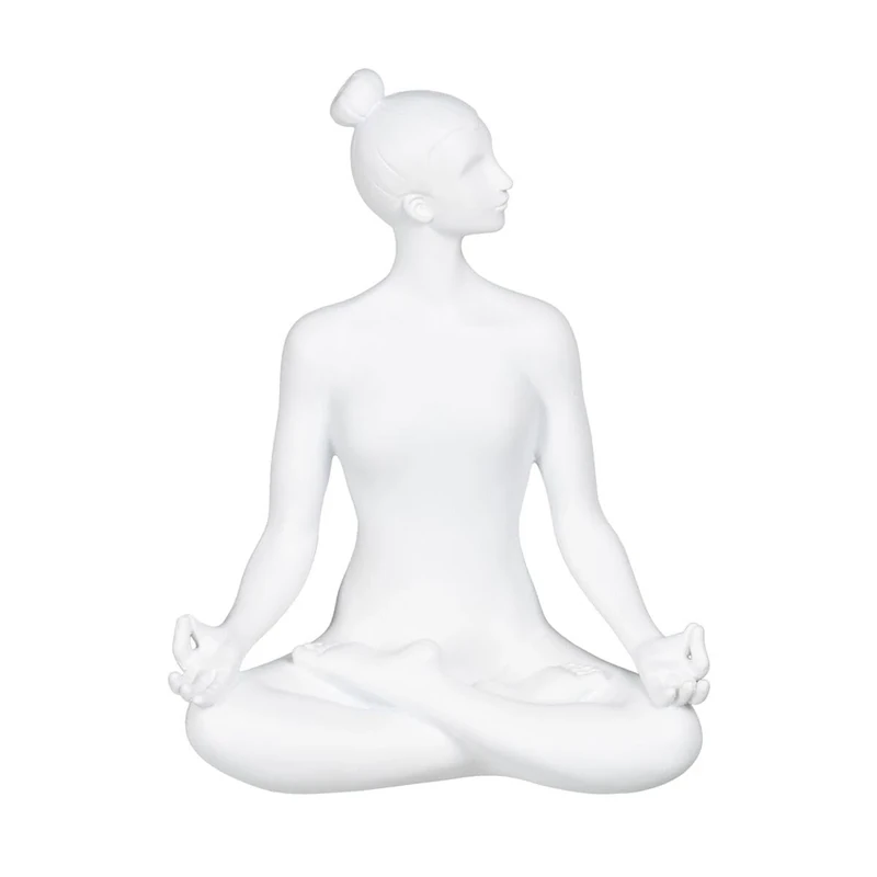 BigBuy Home Decorative Figure White 17.5 x 11 x 23.5 cm