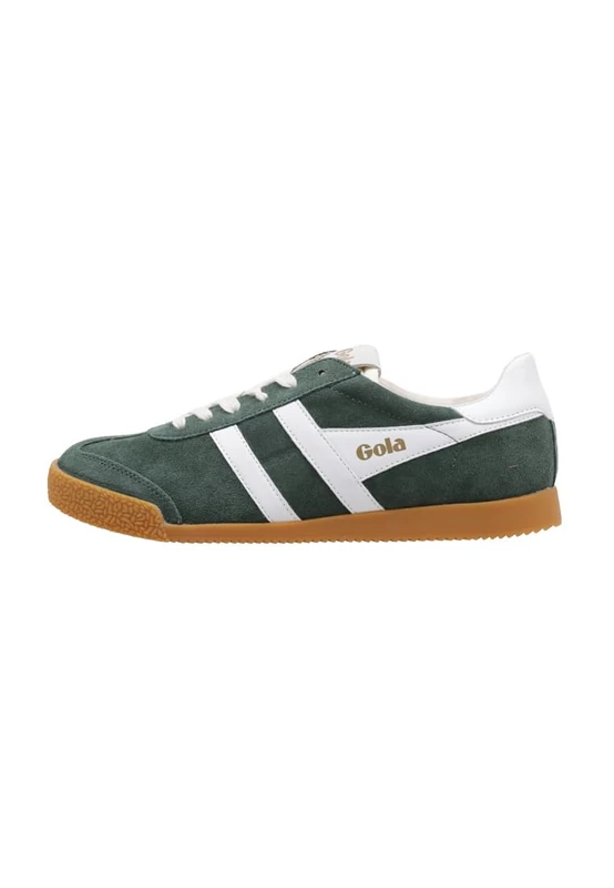 Gola Men's Elan Fashion Sneakers, Evergreen White, 9 UK
