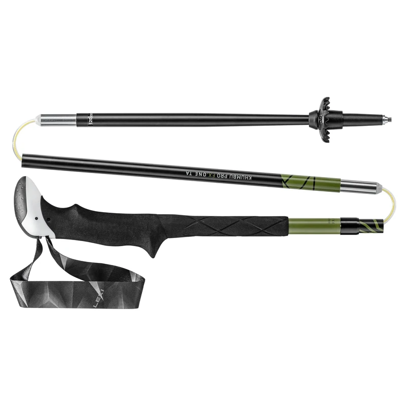 LEKI Khumbu Pro FX.One TA Gimblet-Black-White 125 Women's and Men's Hiking Stick