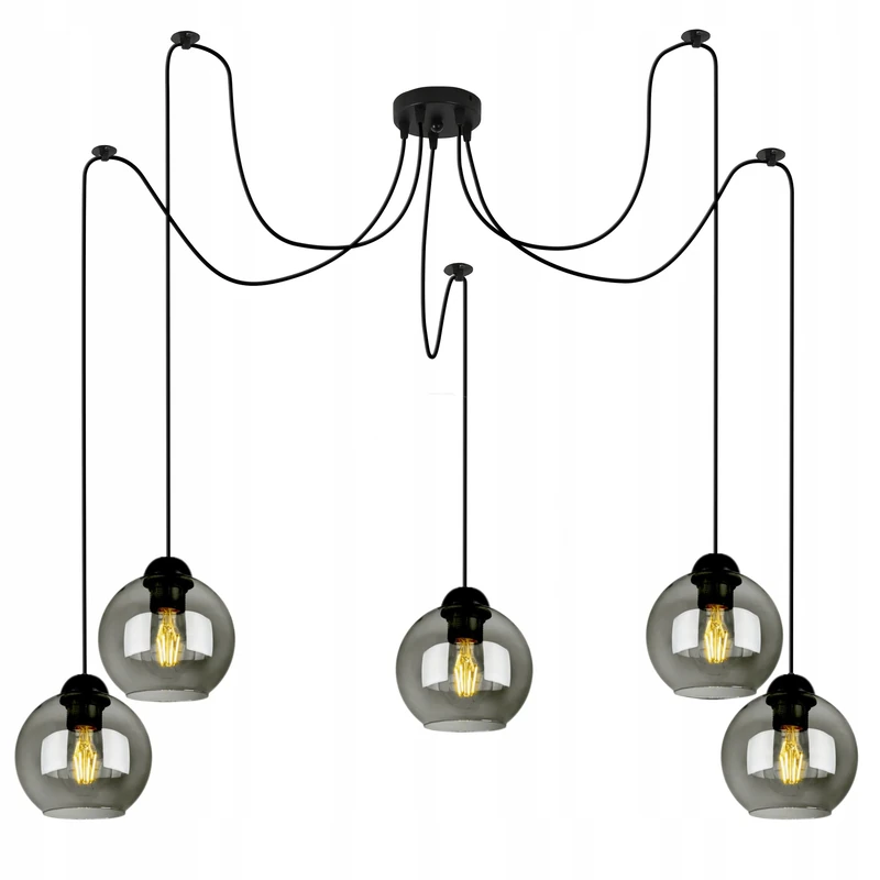 FKL DESIGN Home Deco Ceiling Light Pendant Lamp Pendant Lamp Black Grey White Lamp 830-EP3 (DP5)