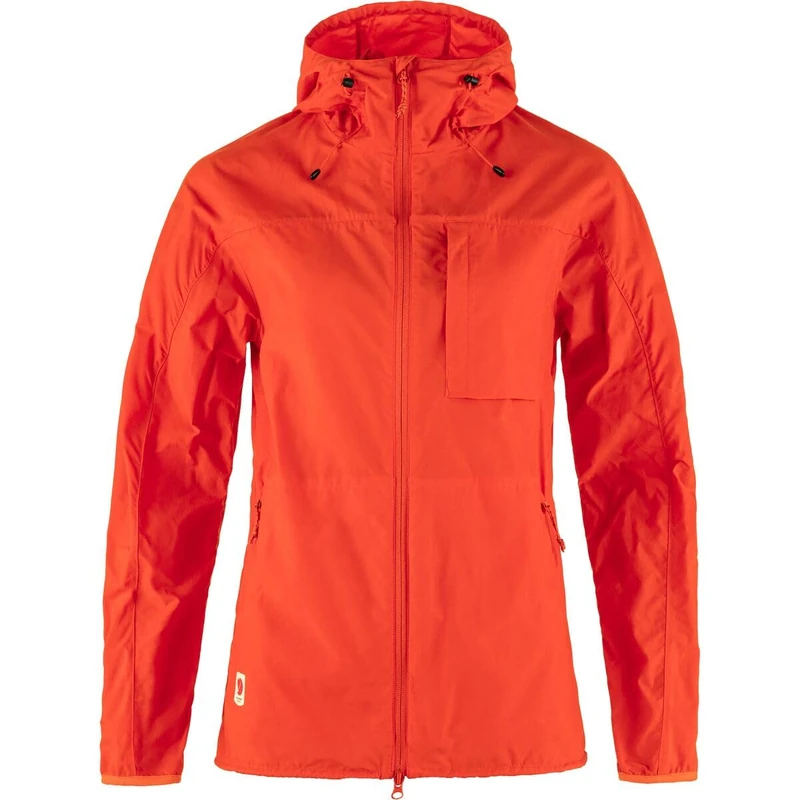 Fjallraven 83516-214 High Coast Wind Jacket W Jacket Women's Flame Orange Size XS