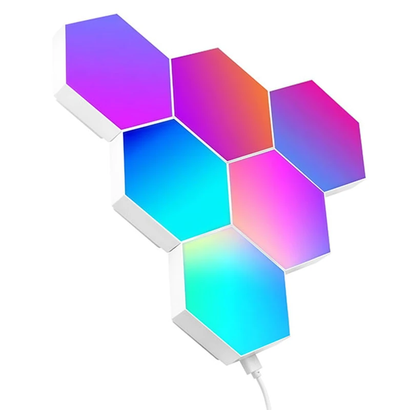 Tracer hexagonal RGB Ambience lamps - Smart Hexagon TRAOSW47256 - Image 1