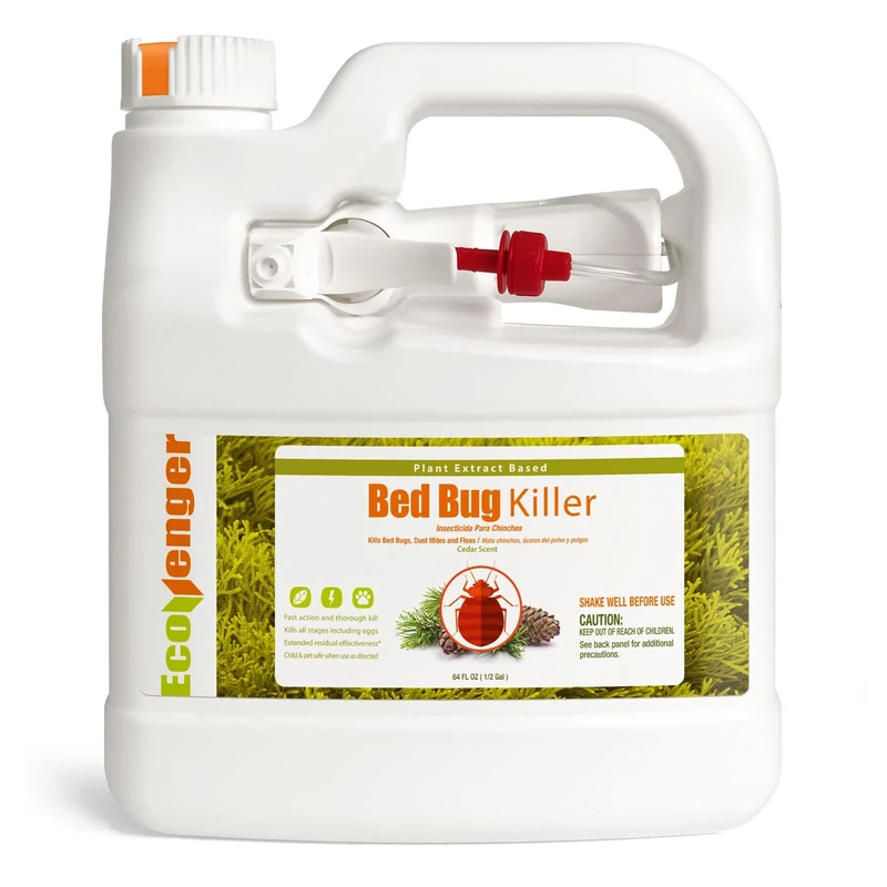 EcoVenger Bed Bug Killer Spray (1920ml), 100% Kill Efficacy, Bedbugs & Mites, Kills Eggs & The Resistant, Lasting Protection, USDA BIO-Certified, Plant Extract Based & Non-Toxic, Child & Pet Safe - Image 1