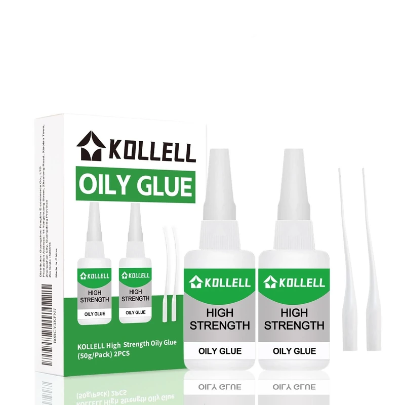 High Strength Oily Glue,Universal Super Glue,Welding High-Strength Oily Glue, Used For Quick Repair Of Metal, Plastic, Wood, Glass, Jade And So On(50g/pcs) (new 2pcs)