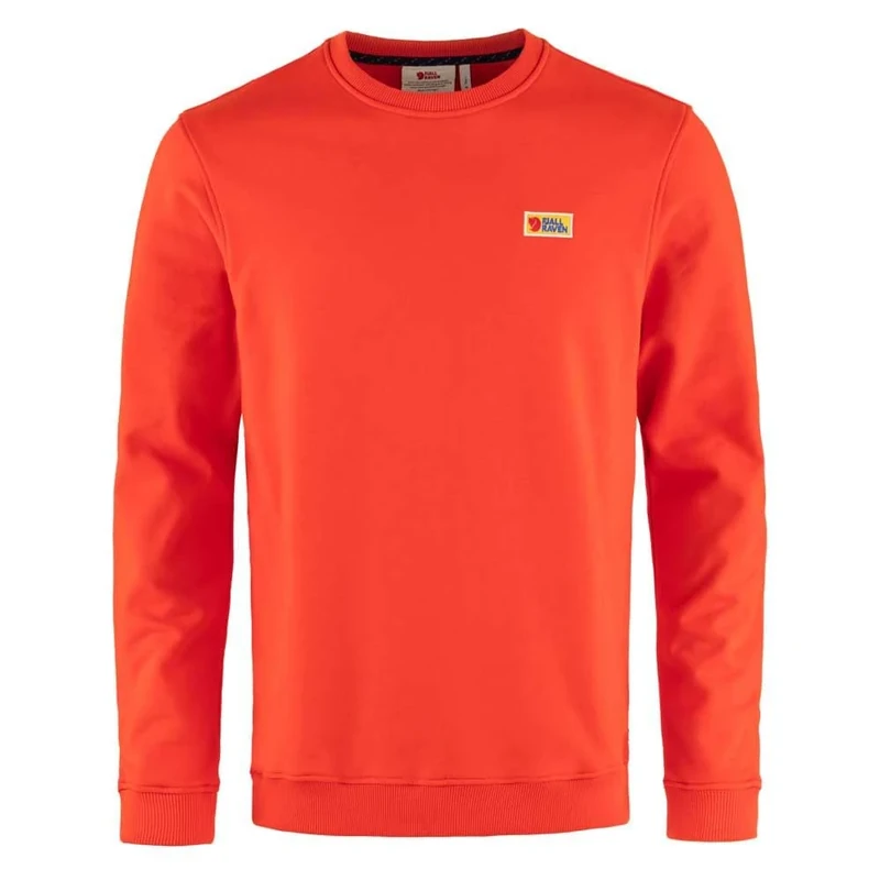 Fjallraven 87070-214 Vardag Sweater M Sweatshirt Men's Flame Orange Size S
