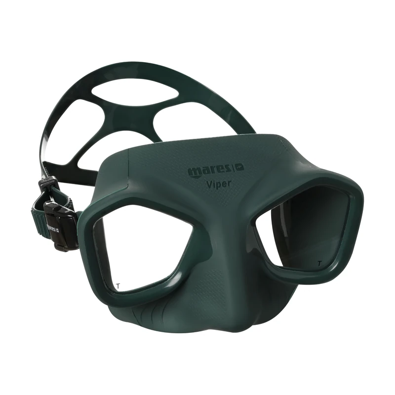 Mares Viper Apnea Mask - Adult, Green, One Size (New Package) - Image 1