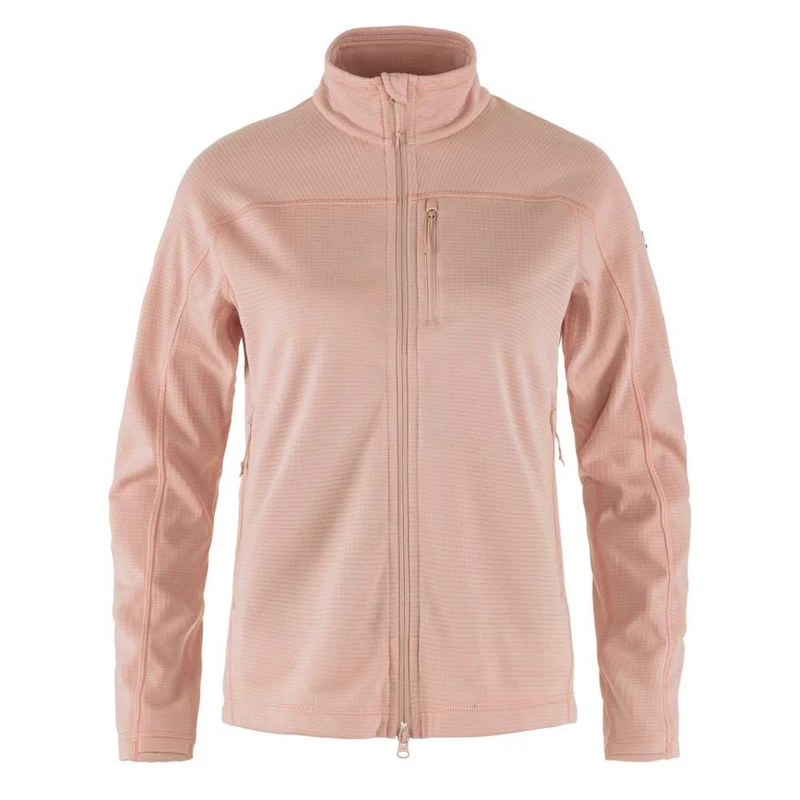 Fjallraven 87142-302 Abisko Lite Fleece Jacket W Jacket Women's Chalk Rose Size XS