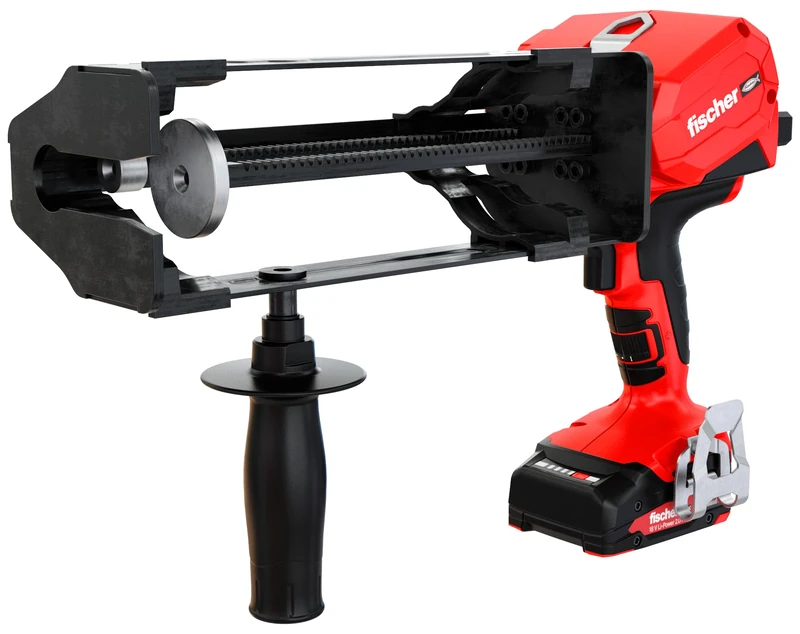 Fischer FIS DB SL Pro Battery Squeezer for Power-Saving Squeezing, with Dosing Function and Speed Adjustment, Ergonomic Design for Optimal Handling, with Charger and Battery