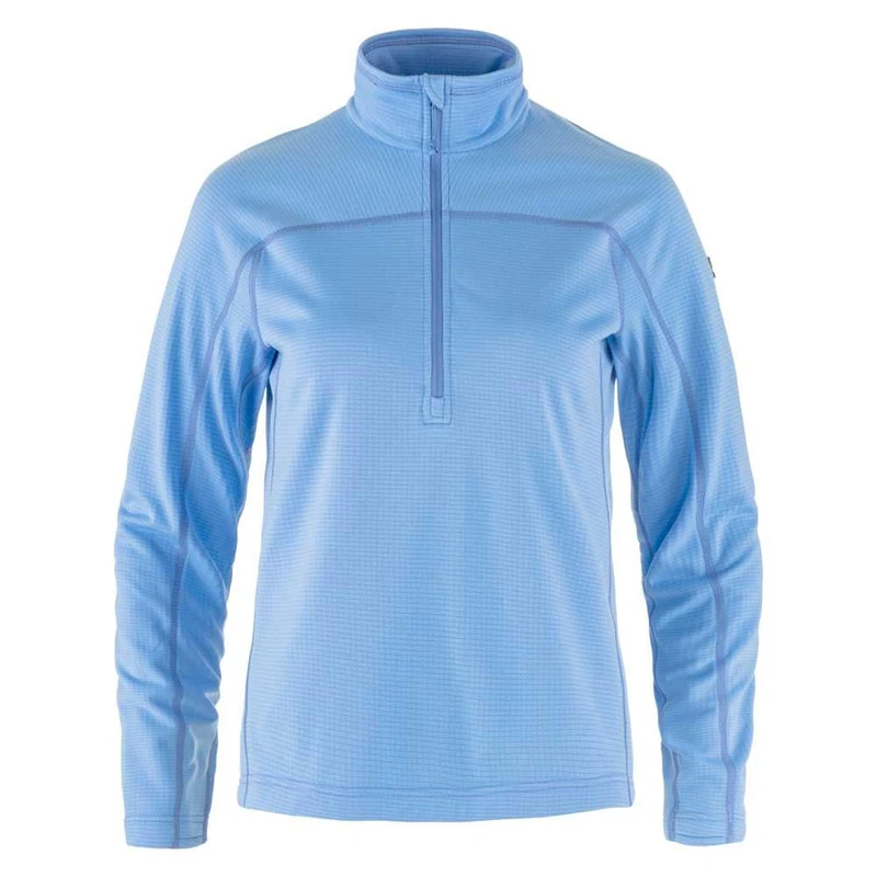 Fjallraven 87141-537 Abisko Lite Fleece Half Zip W Sweatshirt Women's Ultramarine Size S