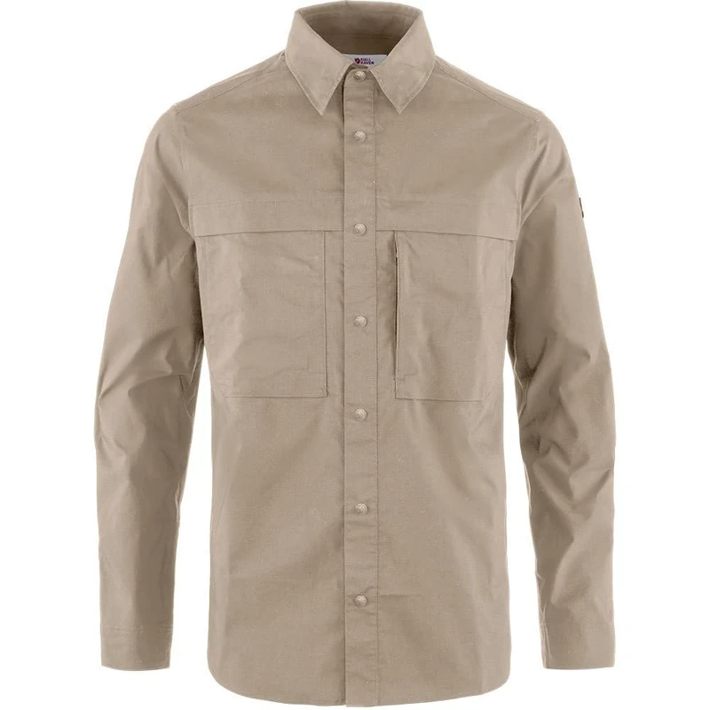 Fjallraven 12600194-118 Abisko Trail Shirt LS M Shirt Men's Fossil Size L