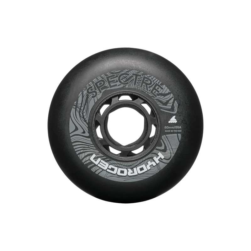 Rollerblade Unisex - Adult HYDROGEN Spectre 80/85A (4PCS) Wheels, Black, 80mm/85A