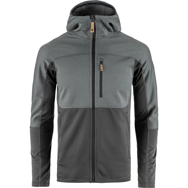 Fjallraven 82257-048-020 Abisko Trail Fleece M Sweatshirt Men's Iron Grey-Grey Size XS