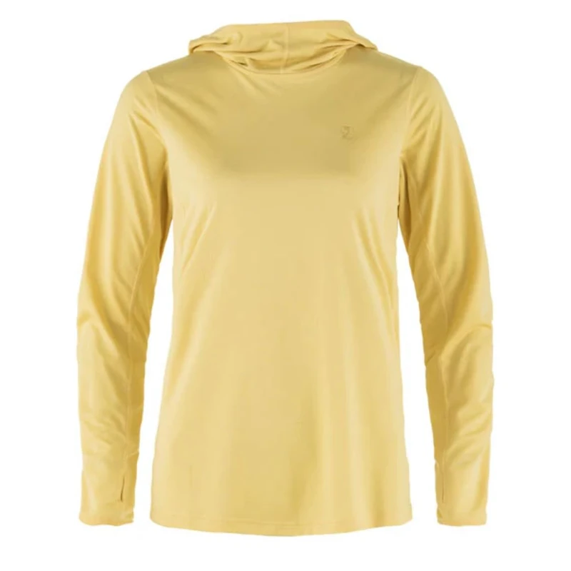 Fjallraven 84108-133 Abisko Sun-hoodie W Sweatshirt Women's Mais Yellow Size XL