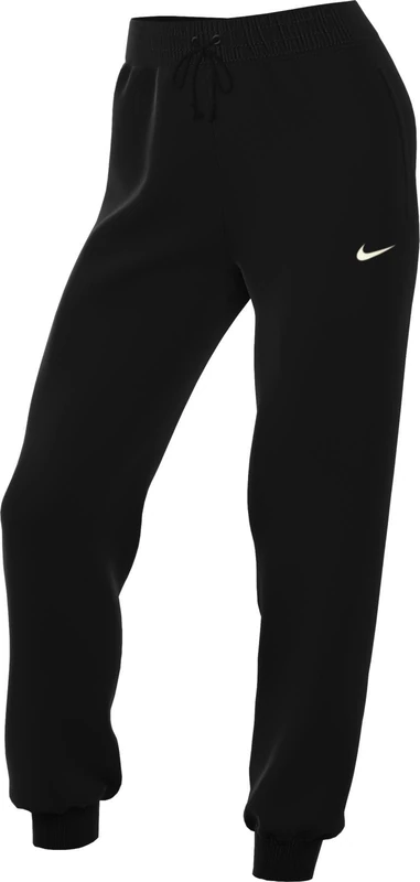 NIKE FZ7626-010 W NSW PHNX FLC MR Pant STD Pants Women's Black/SAIL Size L