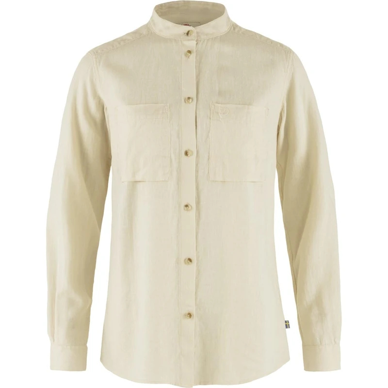 Fjallraven 14600149-113 Övik Hemp Shirt LS W Shirt Women's Chalk White Size M