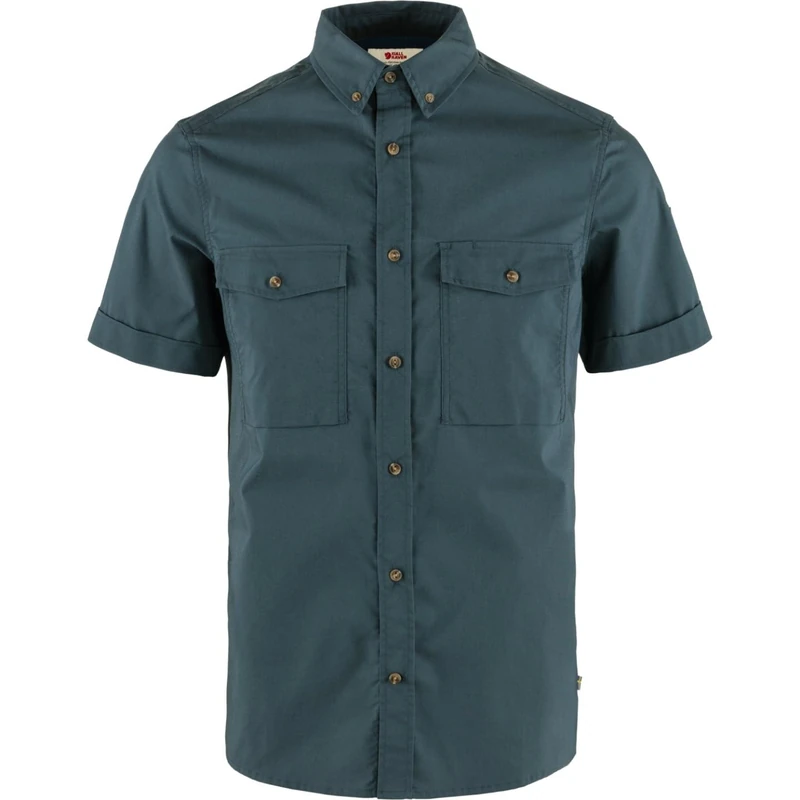 Fjallraven 12600213-570 Övik Air Stretch SS Shirt M Shirt Men's Mountain Blue Size M