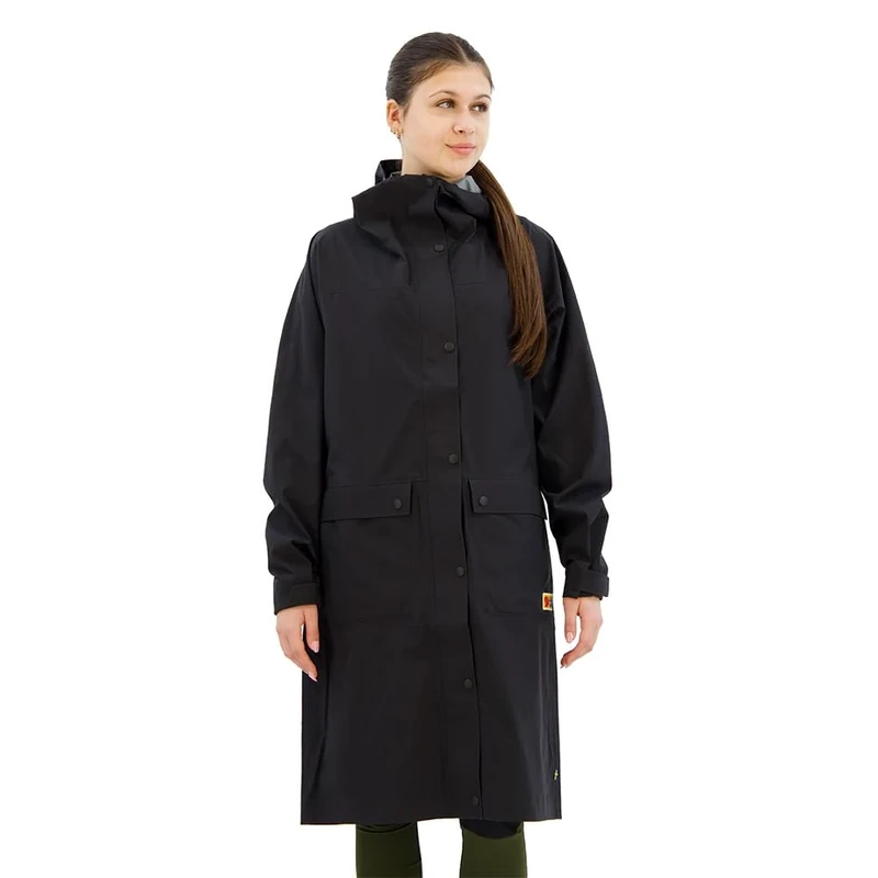 Fjallraven 14500131-550 Vardag Rain Parka W Jacket Women's Black Size XL