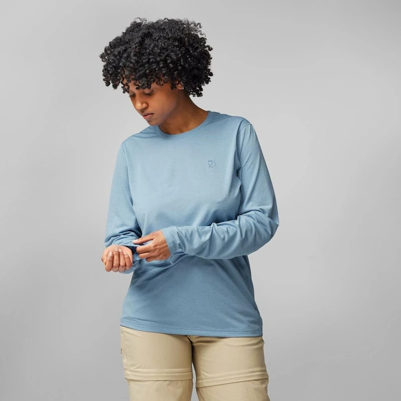 Fjallraven 14600161-133 Abisko Day Hike LS W Sweatshirt Women's Mais Yellow Size XS