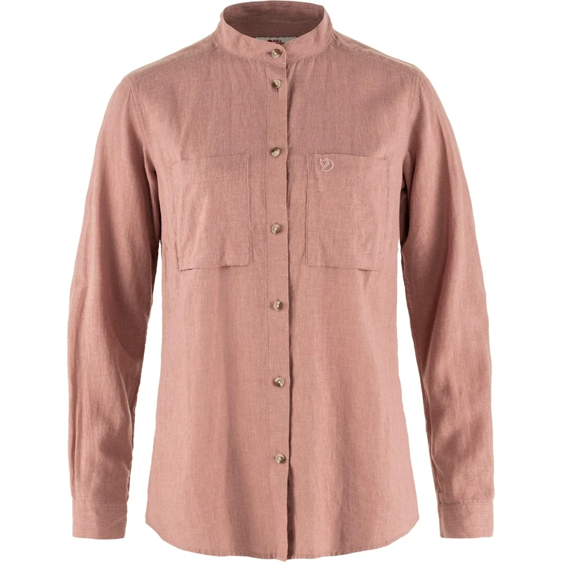 Fjallraven 14600149-300 Övik Hemp Shirt LS W Shirt Women's Dusty Rose Size S