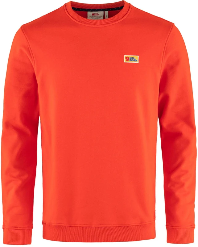 Fjallraven 87070-214 Vardag Sweater M Sweatshirt Men's Flame Orange Size XS