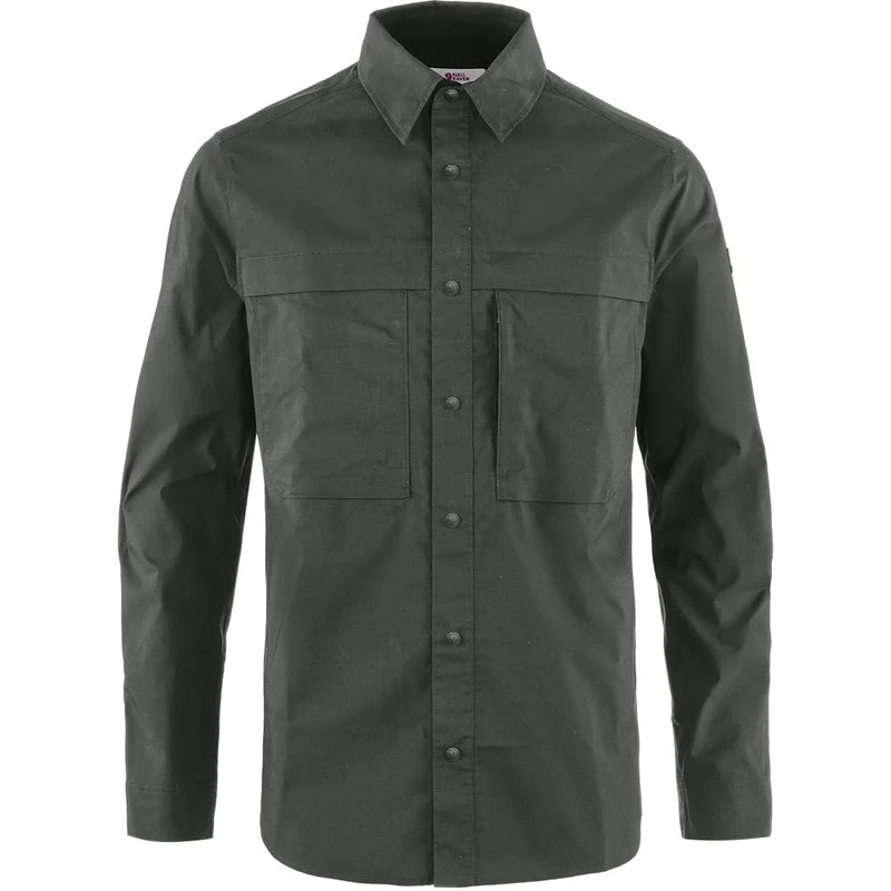Fjallraven 12600194-030 Abisko Trail Shirt LS M Shirt Men's Dark Grey Size L
