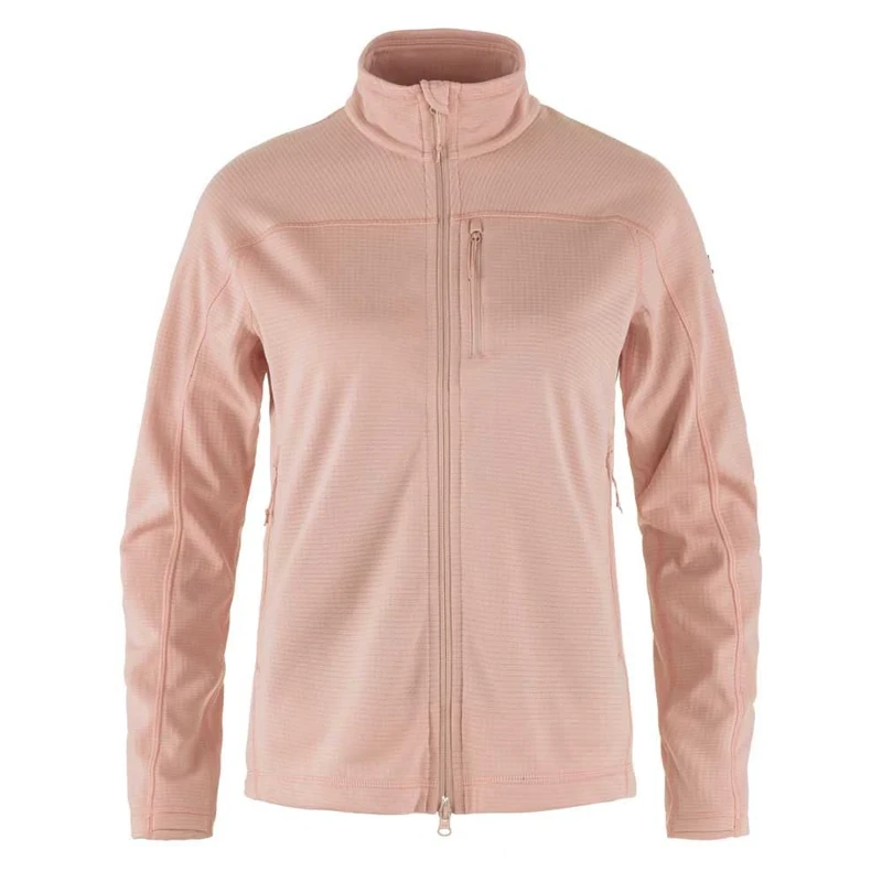 Fjallraven 87142-302 Abisko Lite Fleece Jacket W Jacket Women's Chalk Rose Size S