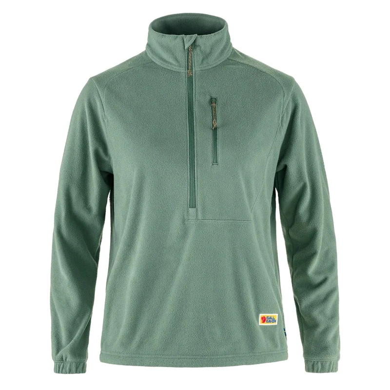 Fjallraven 84785-614 Vardag Lite Fleece W Sweatshirt Women's Patina Green Size M