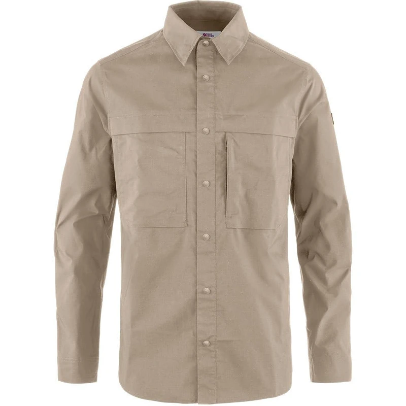Fjallraven 12600194-118 Abisko Trail Shirt LS M Shirt Men's Fossil Size XL