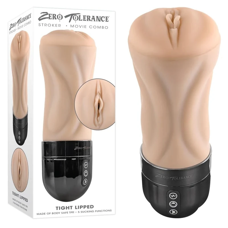 Zero Tolerance Tight Lipped Masturbator Flesh 24.5 cm