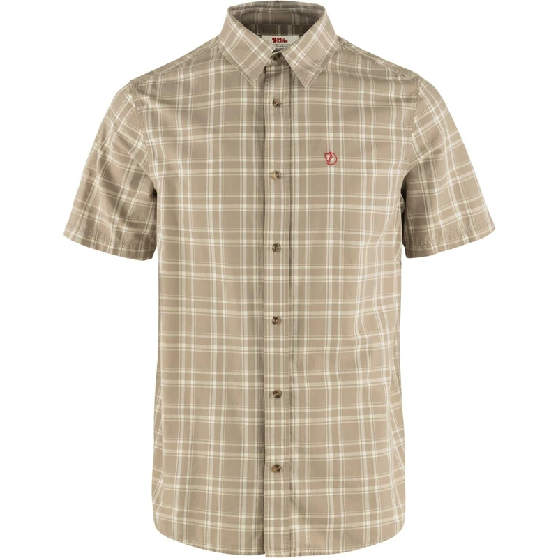 Fjallraven 87038-118-302 Övik Lite Shirt SS M Shirt Men's Fossil-Chalk Rose Size M