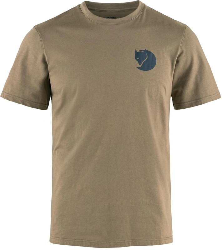 Fjallraven 12600216-244 Walk with Nature T-Shirt M T-Shirt Men's Suede Brown Size XL
